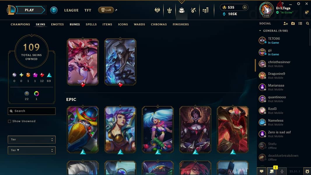 League of legends EUNE account for sale 2