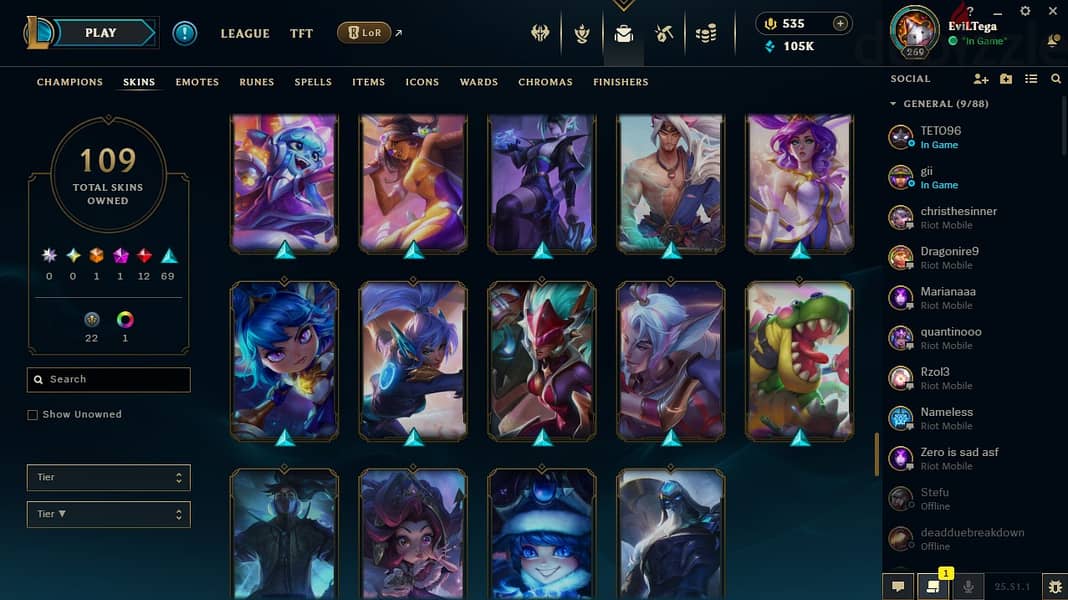 League of legends EUNE account for sale 9