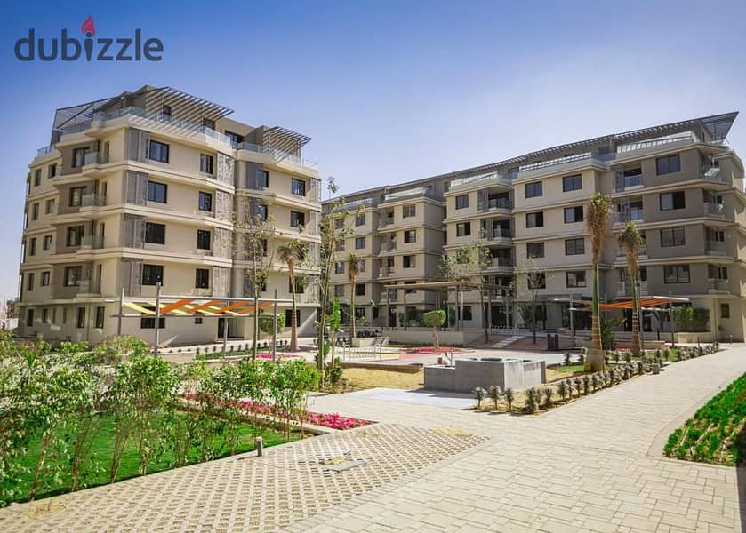 A 4-bedroom apartment, fully finished, ready for immediate delivery with Palm Hills in Badya, 0