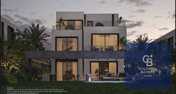 Luxury Villa ​​484 m for sale in #Stei8ht Compound, in front of Saada and Creek Town , near the AUC and 20 minutes to Sokhna Road, and Cairo Airport.