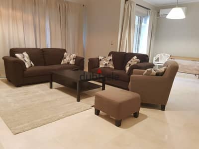 For rent, a ground floor apartment in Garden Village Gate Compound, fully furnished, ultra super deluxe furniture, bargain price