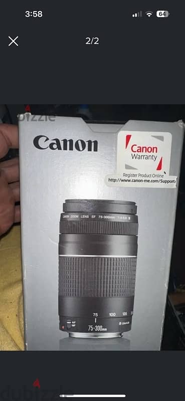 canon lense 75-300mm 1