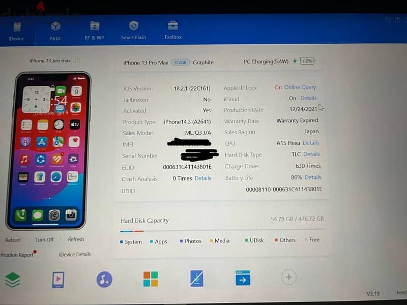 i phone 13pro max 512GB 5