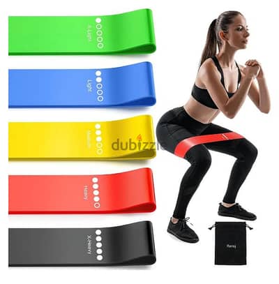 Resistance Bands, Exercise Workout Bands for Women and Men, 5 Set