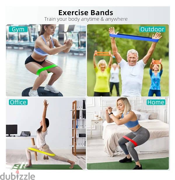 Resistance Bands, Exercise Workout Bands for Women and Men, 5 Set 6