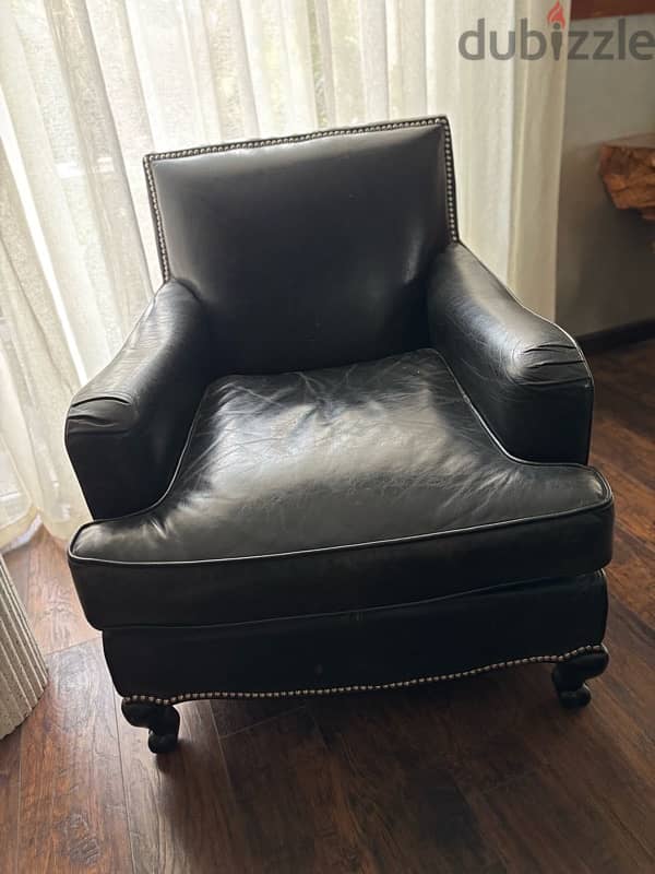 Marina Home Genuine  Leather  Armchairs 0