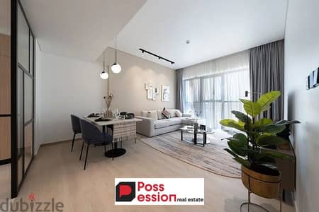 Hotel apartment for sale with 40% discount by Marriott in front of the UAE Embassy in Heliopolis, Al Thawra Street, in installments over 8 years