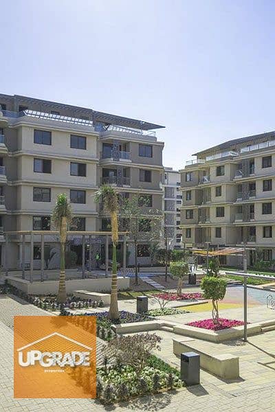 3-bedroom apartment in Palm Hills Badya compound, in the heart of October, with only 1.5% down payment and installments up to 12 years on Wahat Road. 0