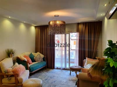 شقه للايجار مفروشه فرش راقي كمبوند زايد ديونز بقلب الشيخ زايد بسعر  لقطه Apartment for rent, furnished with high-end furniture, Zayed Dunes Compound,