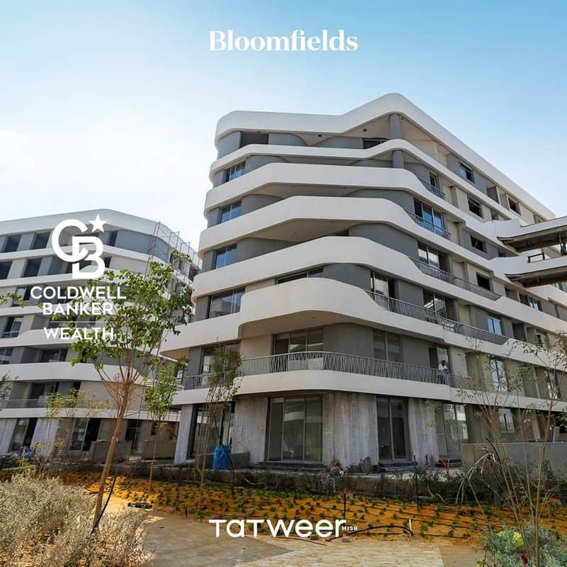 Apartment for sale | Area 120 m (2 rooms) | Down Payment : 828,000 EGP | In Bloomfields Compound | by Tatweer Misr in Mostakbal City | Near Madinaty 0