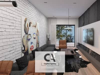 Installments over 8 years, two-bedroom apartment for sale, distinctive view, with a 5% down payment, in the heart of the Fifth Settlemen Golden Squar