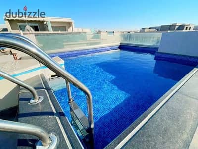 Penthouse with Jacuzzi 195 sqm + roof 160 sqm (immediate delivery) in Fifth Settlement Compound