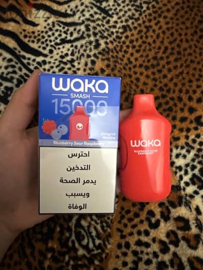 WAKA smash disposable vape 15000 puf فيب واكا سماش ديسبوزابل ١٥٠٠٠ نفس