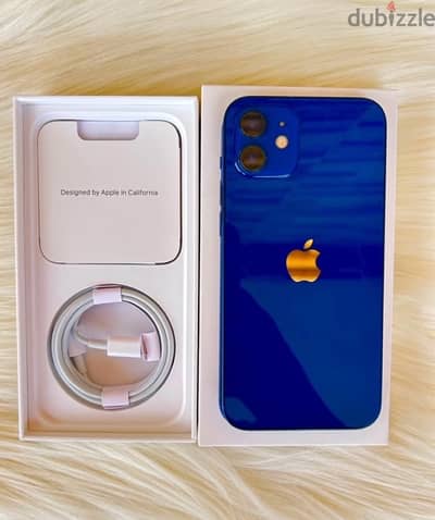 iphone 12 blue 128 giga with box from switch plus