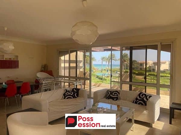 Chalet for sale, first row on the sea, ready for delivery from La Vista, next to Mountain View and Blue Bay, Ain Sokhna, 3 rooms, panorama view 0