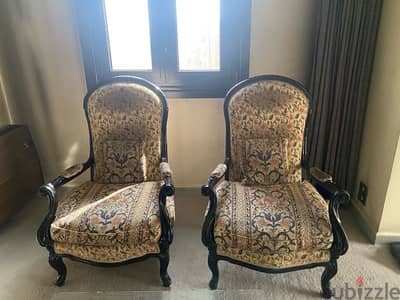 2 chairs