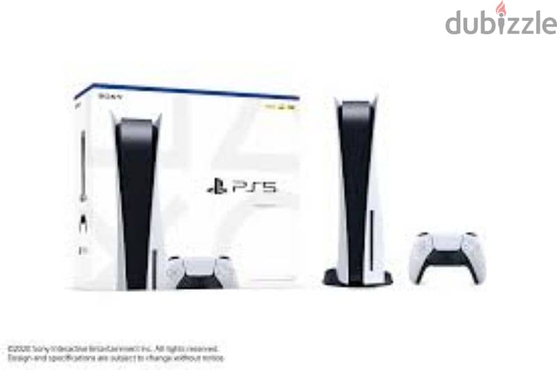 PlayStation 5 used like new جهاز بلاي ستيشن 5 كالجديد نسخه ال cd 0