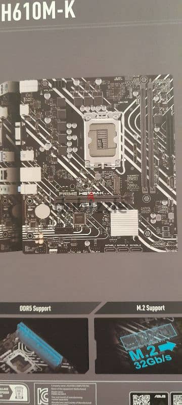 ASUS PRIME H610M-K DDR5 motherboard 2