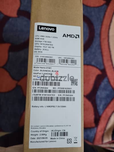 Lenovo IdeaPad 3 15ADA05 81W1