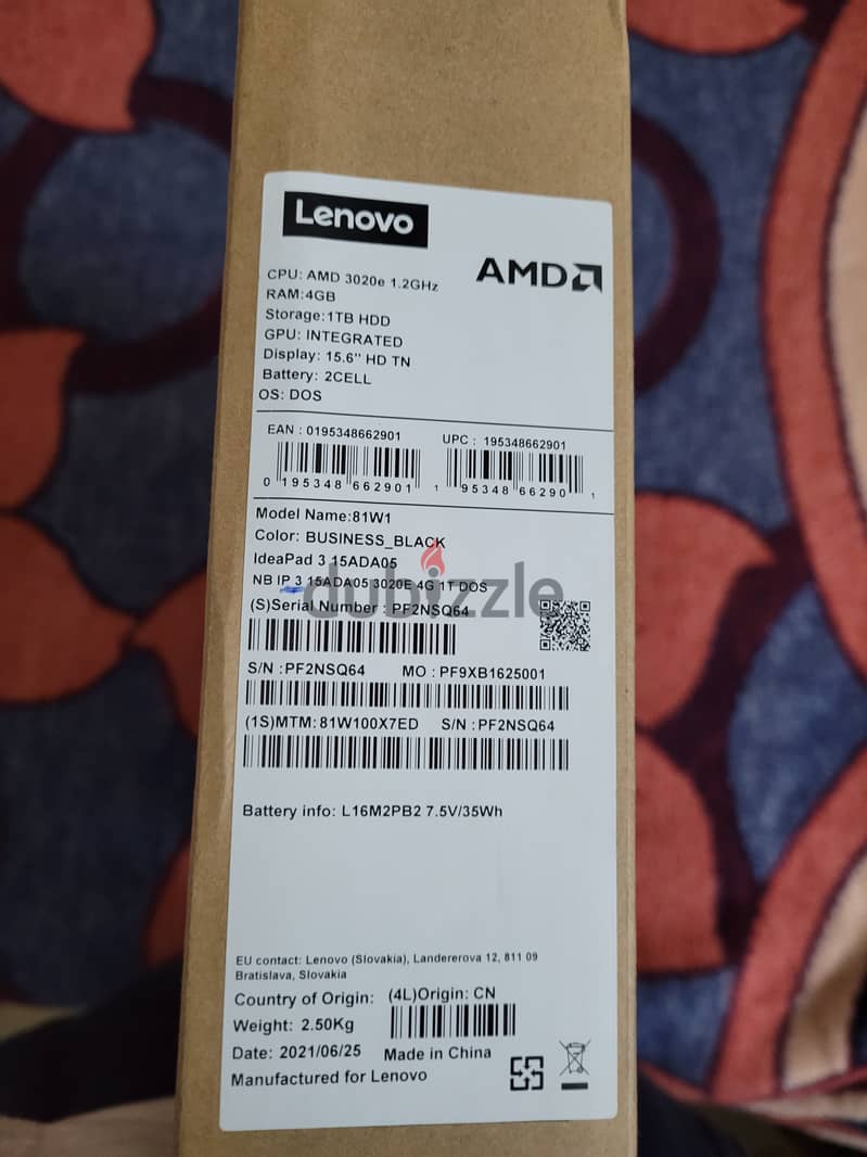 Lenovo IdeaPad 3 15ADA05 81W1 0