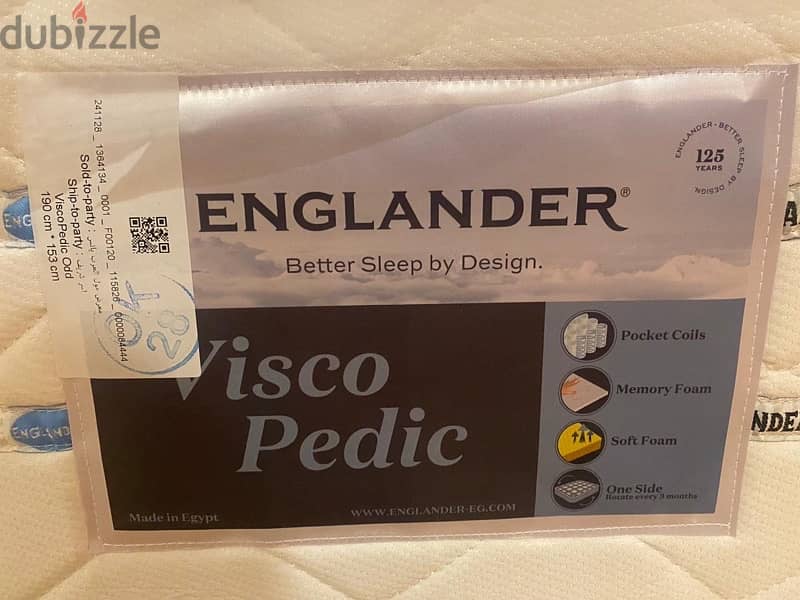 Englander mattress (Visco Pedic) 3