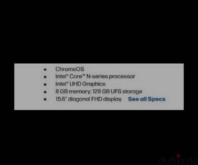 بيع لاب توب HP Chromebook 15a-nb0097nr