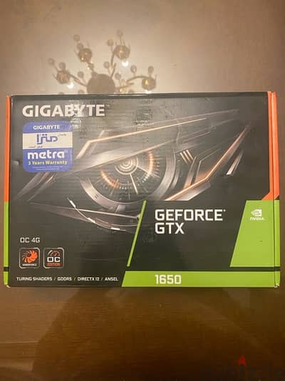 gtx 1650 oc 4g كارت شاشة