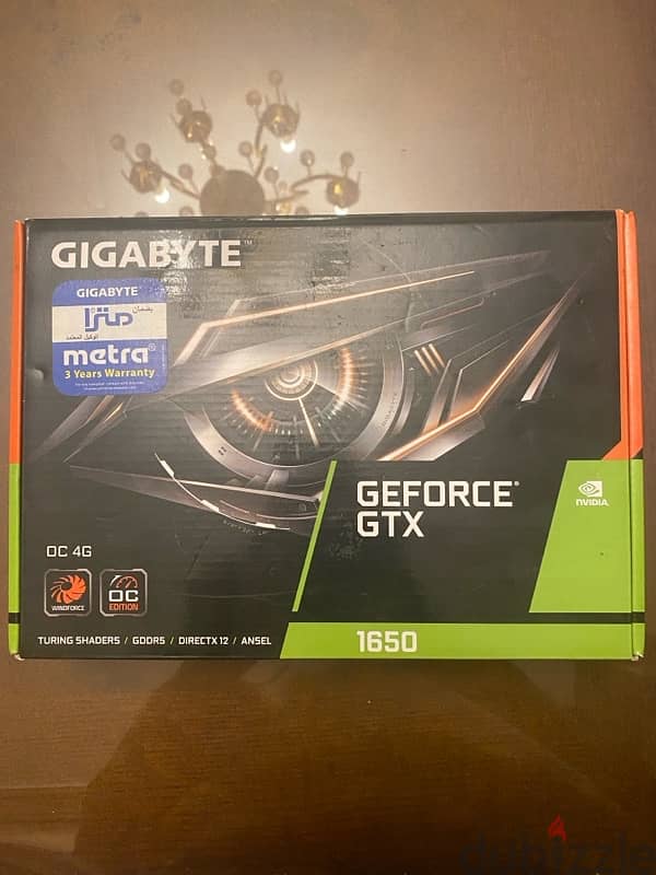 gtx 1650 oc 4g كارت شاشة 0