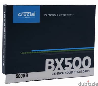 Hard Desk Crucial BX500 SSD 500 Giga - Sata for Laptop and PC