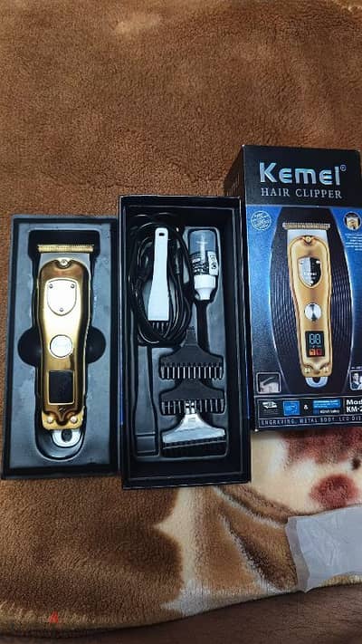 ماكينه حلاقه Kemei k290 ذهبي