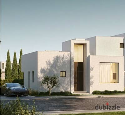 Fully finished villa with garden and penthouse in front of Sphinx Airport next to Sodic in Hills Of One in installments