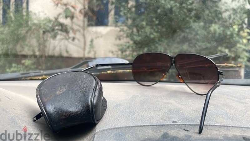 نظارة شمس فيراري مع الشنطة أصلية+Ferrari Sunglasses Vintage Genuine 1