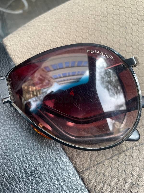 نظارة شمس فيراري مع الشنطة أصلية+Ferrari Sunglasses Vintage Genuine 3