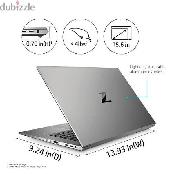 HP Zbook studio G8 intel i9 32 RAM 1TB 4K 12