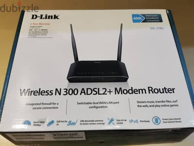 D-link - Wireless N 300 ADSL2 راوتر