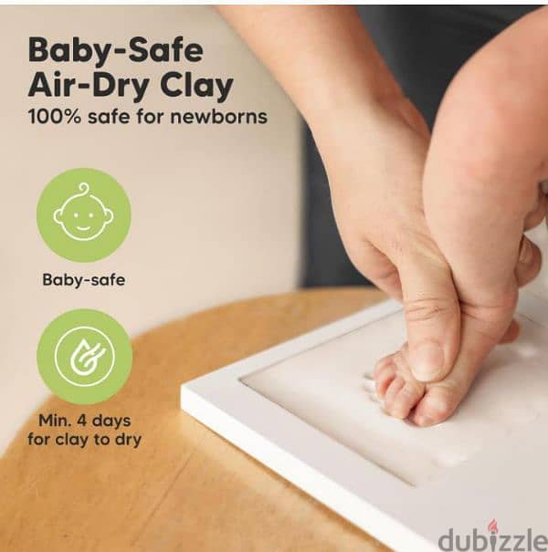 Baby Hand and Footprint Kit - Baby Footprint Kit, Newborn  Frame 2