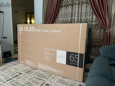 الشاشه جديده متبرشمه لم تستخدم ولم تفتح نهائي TV OLED65G2 بالضمان