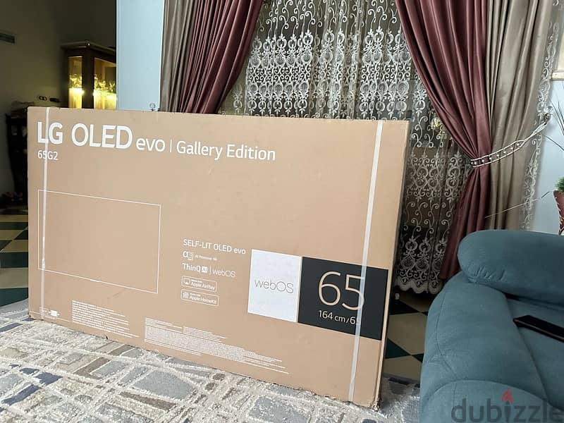 الشاشه جديده متبرشمه لم تستخدم ولم تفتح نهائي TV OLED65G2 1