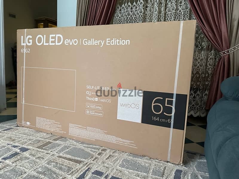 الشاشه جديده متبرشمه لم تستخدم ولم تفتح نهائي TV OLED65G2 2