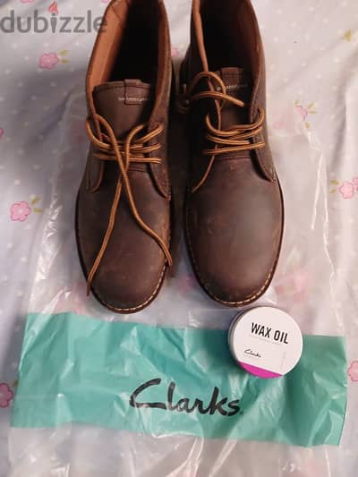 شوز كلاركس clarks اوريجنال مقاس 43