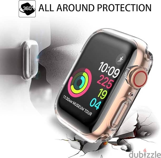 Apple Watch Series 3 42mm Clear Protective Case Cover 1