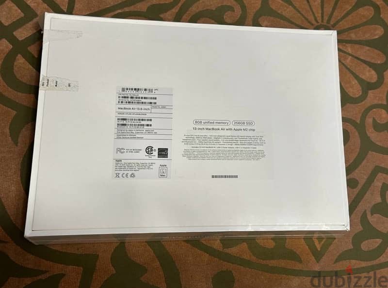 Macbook Air m2 NEW SEALED -ماكبوك اير ام ٢ (جديد متبرشم ) 1