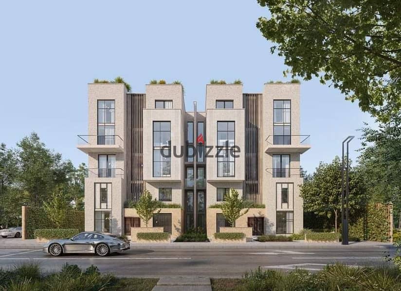 A duplex with 5 rooms for sale, no down payment, and installment options over 10 years, located in front of Al-Rabwa. 0