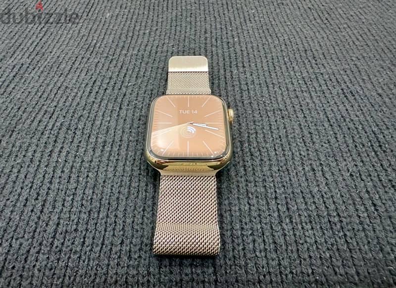 Apple Watch Series 8 (45mm) GOLD Stainless Steel Edition 4