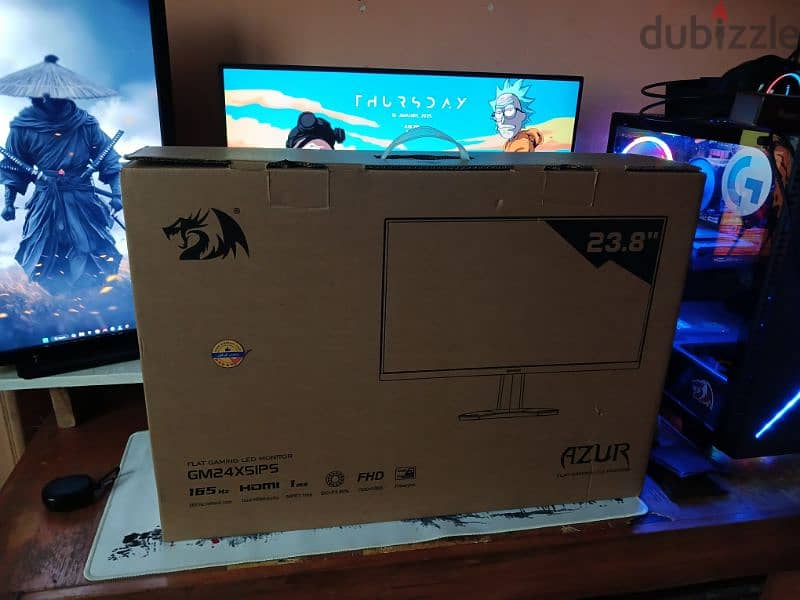 شاشه Redragon 165hz IPS 1ms ضمان 3 شهور 5