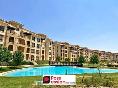 Apartment for sale with 0% down payment and installments for the remaining amount up to 10 years next to Katameya Heights Stone Park Compound NewCairo