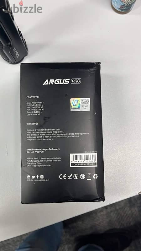 vape argus pro 80 W used 1