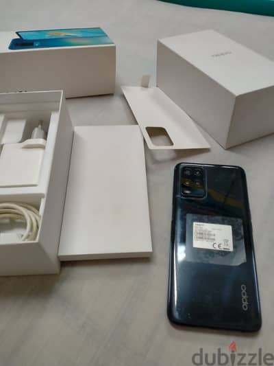 oppo a54 128/4+3 بلزقة الضهر