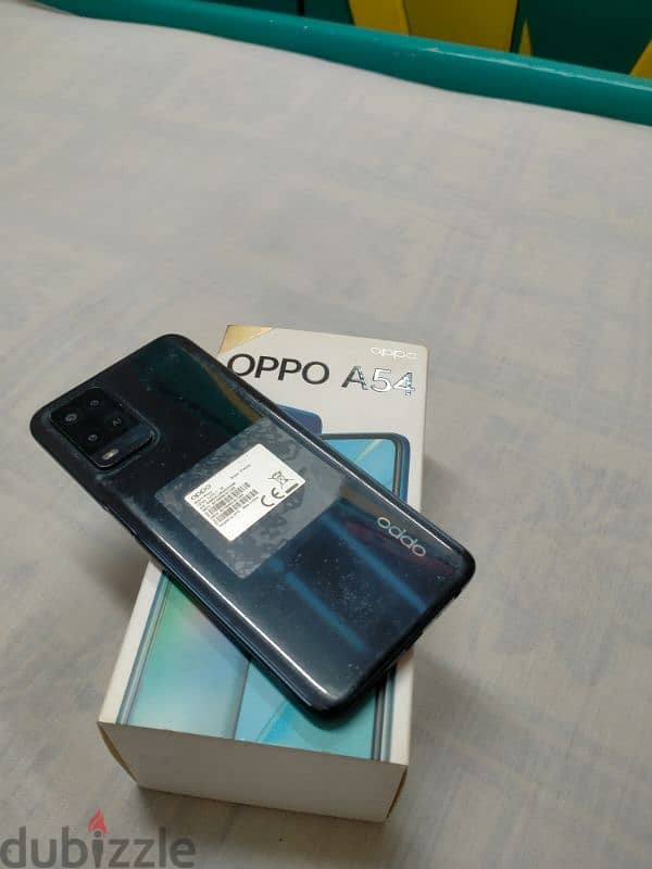 oppo a54 128/4+3 بلزقة الضهر 4