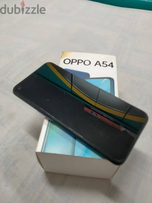 oppo a54 128/4+3 بلزقة الضهر 9